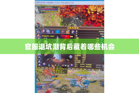 官服退坑潮背后藏着哪些机会