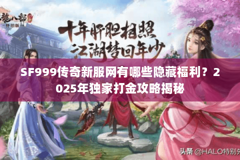SF999传奇新服网有哪些隐藏福利?2025年独家打金攻略揭秘 SF999传奇新服网有哪些隐藏福利?2025年独家打金攻略揭秘