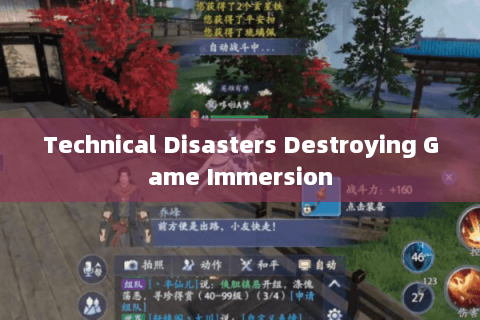 Technical Disasters Destroying Game Immersion Technical Disasters Destroying Game Immersion