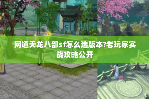 网通天龙八部sf怎么选版本?老玩家实战攻略公开 网通天龙八部sf怎么选版本?老玩家实战攻略公开