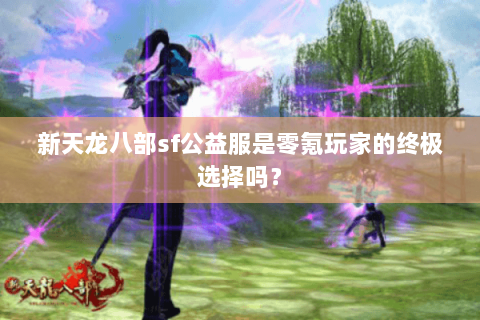 新天龙八部sf公益服是零氪玩家的终极选择吗? 新天龙八部sf公益服是零氪玩家的终极选择吗?