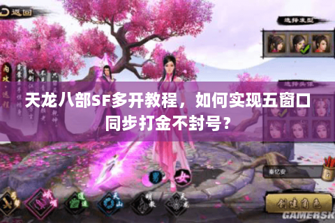 天龙八部SF多开教程，如何实现五窗口同步打金不封号？