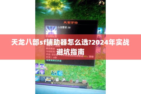 天龙八部sf辅助器怎么选?2024年实战避坑指南