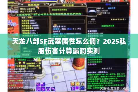 天龙八部SF武器属性怎么调?2025私服伤害计算漏洞实测 天龙八部SF武器属性怎么调?2025私服伤害计算漏洞实测