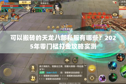 可以搬砖的天龙八部私服有哪些?2025年零门槛打金攻略实测 可以搬砖的天龙八部私服有哪些?2025年零门槛打金攻略实测