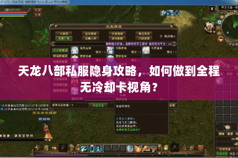 天龙八部私服隐身攻略,如何做到全程无冷却卡视角? 天龙八部私服隐身攻略,如何做到全程无冷却卡视角?