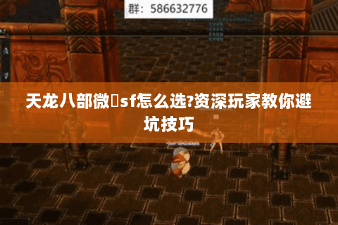天龙八部微變sf怎么选?资深玩家教你避坑技巧