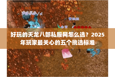 好玩的天龙八部私服网怎么选?2025年玩家最关心的五个挑选标准 好玩的天龙八部私服网怎么选?2025年玩家最关心的五个挑选标准