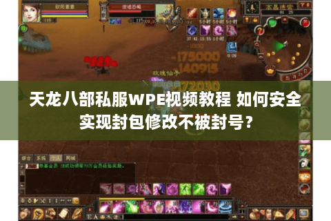 天龙八部私服WPE视频教程 如何安全实现封包修改不被封号? 天龙八部私服WPE视频教程 如何安全实现封包修改不被封号?