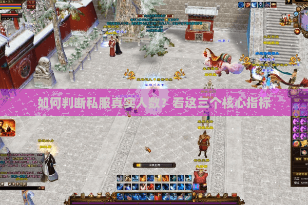 如何判断私服真实人数？看这三个核心指标