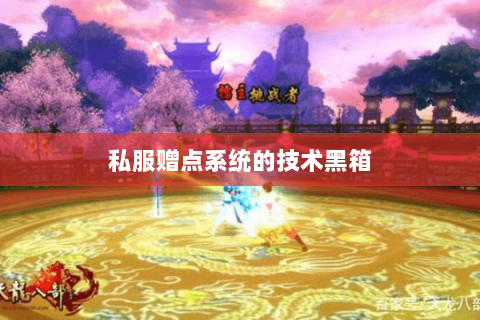 私服赠点系统的技术黑箱 私服赠点系统的技术黑箱