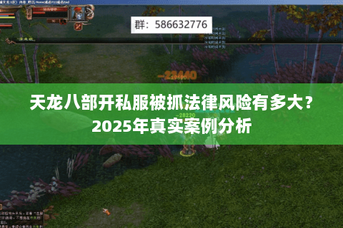 天龙八部开私服被抓法律风险有多大?2025年真实案例分析 天龙八部开私服被抓法律风险有多大?2025年真实案例分析