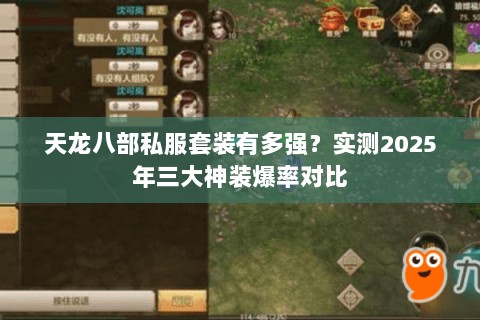 天龙八部私服套装有多强?实测2025年三大神装爆率对比 天龙八部私服套装有多强?实测2025年三大神装爆率对比