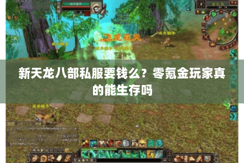 新天龙八部私服要钱么?零氪金玩家真的能生存吗 新天龙八部私服要钱么?零氪金玩家真的能生存吗