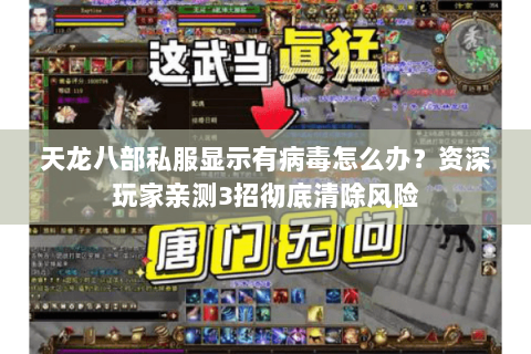 天龙八部私服显示有病毒怎么办?资深玩家亲测3招彻底清除风险 天龙八部私服显示有病毒怎么办?资深玩家亲测3招彻底清除风险