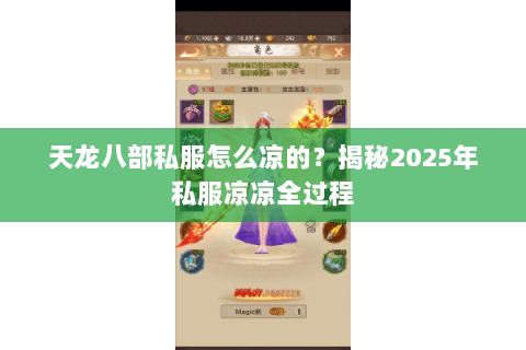 天龙八部私服怎么凉的?揭秘2025年私服凉凉全过程 天龙八部私服怎么凉的?揭秘2025年私服凉凉全过程