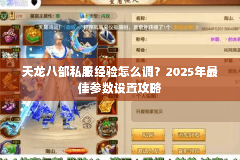 天龙八部私服经验怎么调?2025年最佳参数设置攻略 天龙八部私服经验怎么调?2025年最佳参数设置攻略
