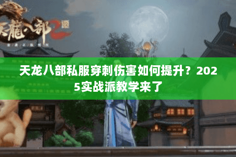 天龙八部私服穿刺伤害如何提升?2025实战派教学来了 天龙八部私服穿刺伤害如何提升?2025实战派教学来了