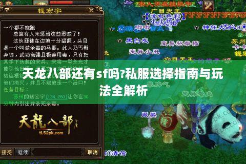 天龙八部还有sf吗?私服选择指南与玩法全解析 天龙八部还有sf吗?私服选择指南与玩法全解析