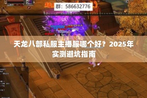 天龙八部私服主播服哪个好？2025年实测避坑指南