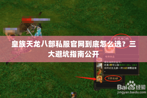 皇族天龙八部私服官网到底怎么选?三大避坑指南公开 皇族天龙八部私服官网到底怎么选?三大避坑指南公开