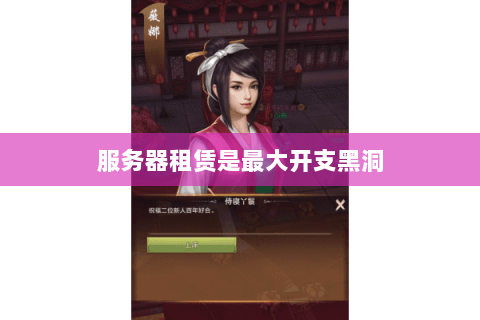 服务器租赁是最大开支黑洞 服务器租赁是最大开支黑洞