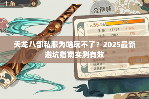 天龙八部私服为啥玩不了?2025最新避坑指南实测有效 天龙八部私服为啥玩不了?2025最新避坑指南实测有效