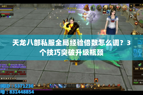 天龙八部私服全局经验倍数怎么调?3个技巧突破升级瓶颈 天龙八部私服全局经验倍数怎么调?3个技巧突破升级瓶颈