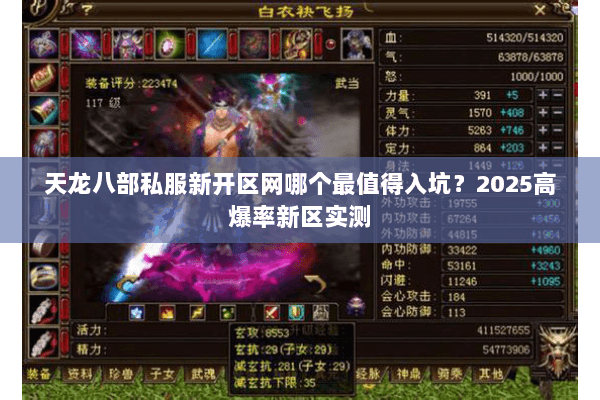 天龙八部私服新开区网哪个最值得入坑?2025高爆率新区实测 天龙八部私服新开区网哪个最值得入坑?2025高爆率新区实测