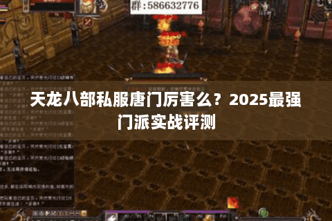 天龙八部私服唐门厉害么?2025最强门派实战评测 天龙八部私服唐门厉害么?2025最强门派实战评测