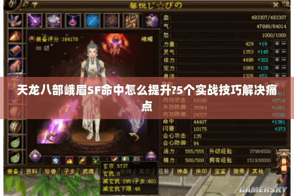 天龙八部峨眉SF命中怎么提升?5个实战技巧解决痛点 天龙八部峨眉SF命中怎么提升?5个实战技巧解决痛点