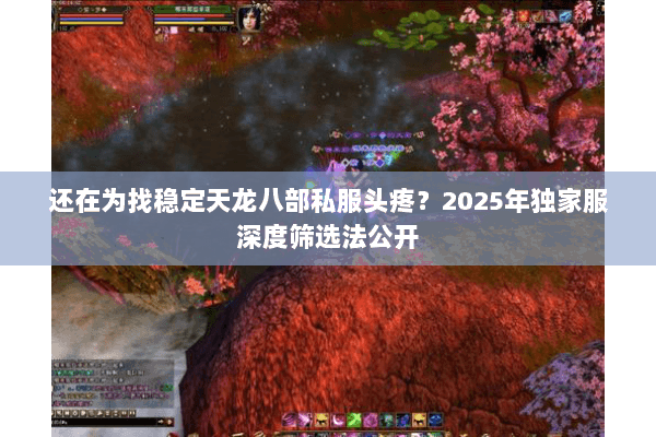 还在为找稳定天龙八部私服头疼？2025年独家服深度筛选法公开