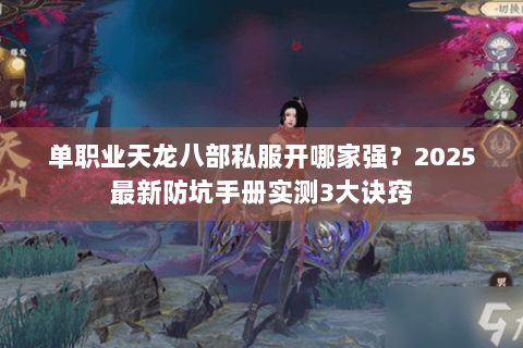 单职业天龙八部私服开哪家强?2025最新防坑手册实测3大诀窍 单职业天龙八部私服开哪家强?2025最新防坑手册实测3大诀窍