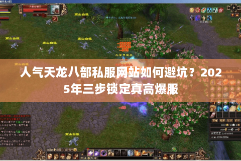 人气天龙八部私服网站如何避坑?2025年三步锁定真高爆服 人气天龙八部私服网站如何避坑?2025年三步锁定真高爆服