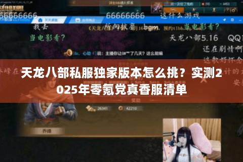 天龙八部私服独家版本怎么挑?实测2025年零氪党真香服清单 天龙八部私服独家版本怎么挑?实测2025年零氪党真香服清单