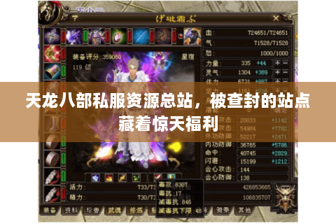 天龙八部私服资源总站,被查封的站点藏着惊天福利 天龙八部私服资源总站,被查封的站点藏着惊天福利