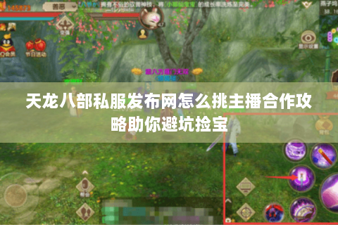 天龙八部私服发布网怎么挑主播合作攻略助你避坑捡宝 天龙八部私服发布网怎么挑主播合作攻略助你避坑捡宝