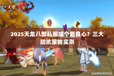 2025天龙八部私服哪个最良心?三大防坑策略实测 2025天龙八部私服哪个最良心?三大防坑策略实测