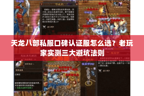 天龙八部私服口碑认证服怎么选?老玩家实测三大避坑法则 天龙八部私服口碑认证服怎么选?老玩家实测三大避坑法则