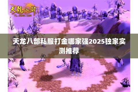 天龙八部私服打金哪家强2025独家实测推荐 天龙八部私服打金哪家强2025独家实测推荐