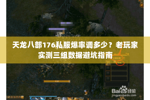 天龙八部176私服爆率调多少?老玩家实测三组数据避坑指南 天龙八部176私服爆率调多少?老玩家实测三组数据避坑指南