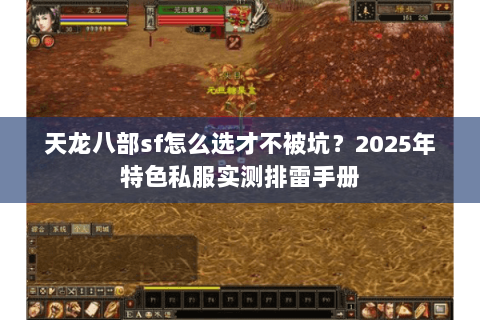 天龙八部sf怎么选才不被坑?2025年特色私服实测排雷手册 天龙八部sf怎么选才不被坑?2025年特色私服实测排雷手册