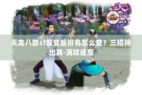 天龙八部sf超变版排名怎么查?三招筛出真·满攻速服 天龙八部sf超变版排名怎么查?三招筛出真·满攻速服