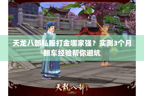 天龙八部私服打金哪家强?实测3个月翻车经验帮你避坑 天龙八部私服打金哪家强?实测3个月翻车经验帮你避坑