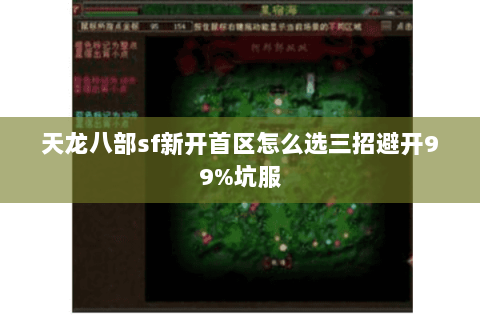 天龙八部sf新开首区怎么选三招避开99%坑服 天龙八部sf新开首区怎么选三招避开99%坑服