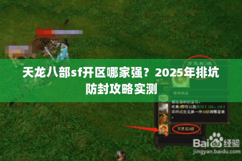 天龙八部sf开区哪家强?2025年排坑防封攻略实测 天龙八部sf开区哪家强?2025年排坑防封攻略实测