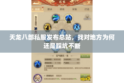 天龙八部私服发布总站,找对地方为何还是踩坑不断 天龙八部私服发布总站,找对地方为何还是踩坑不断