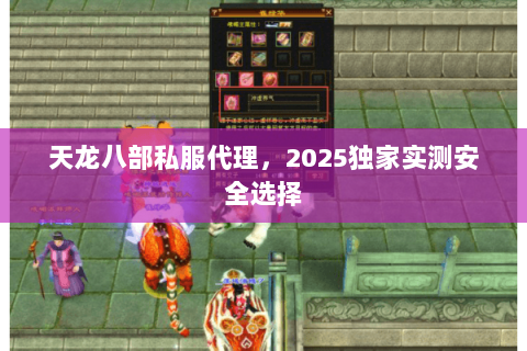 天龙八部私服代理，2025独家实测安全选择