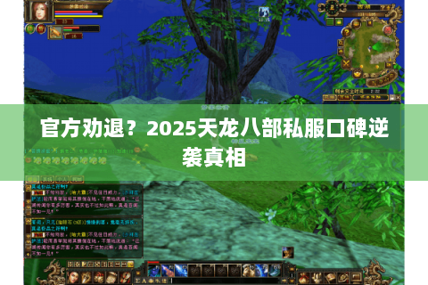 官方劝退？2025天龙八部私服口碑逆袭真相