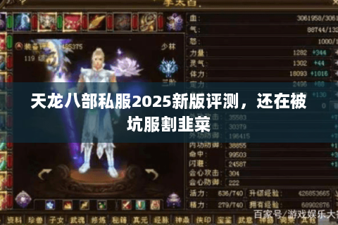 天龙八部私服2025新版评测，还在被坑服割韭菜